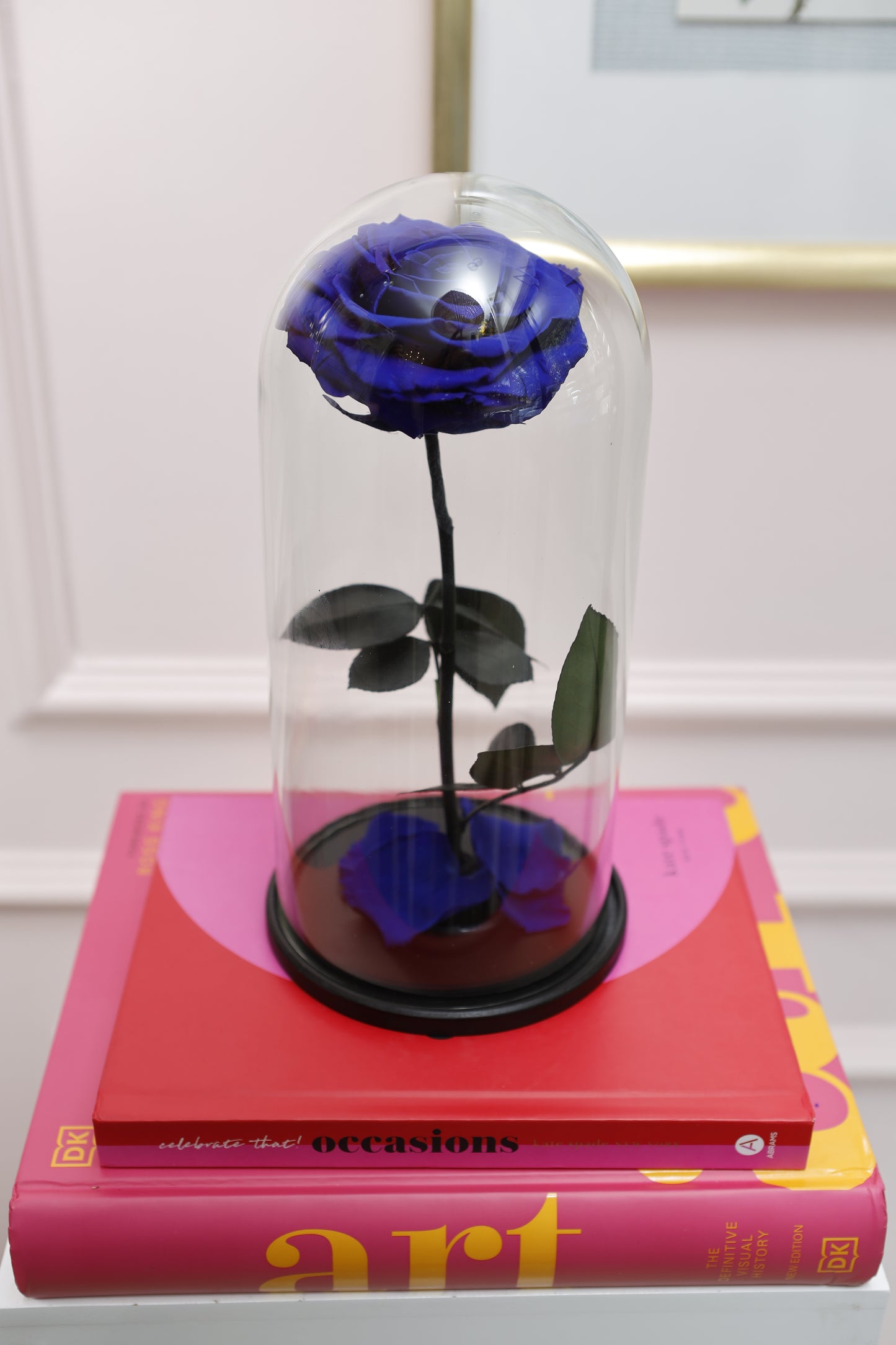 Domo Eva 12" con Rosa XXL con Tallo SV24
