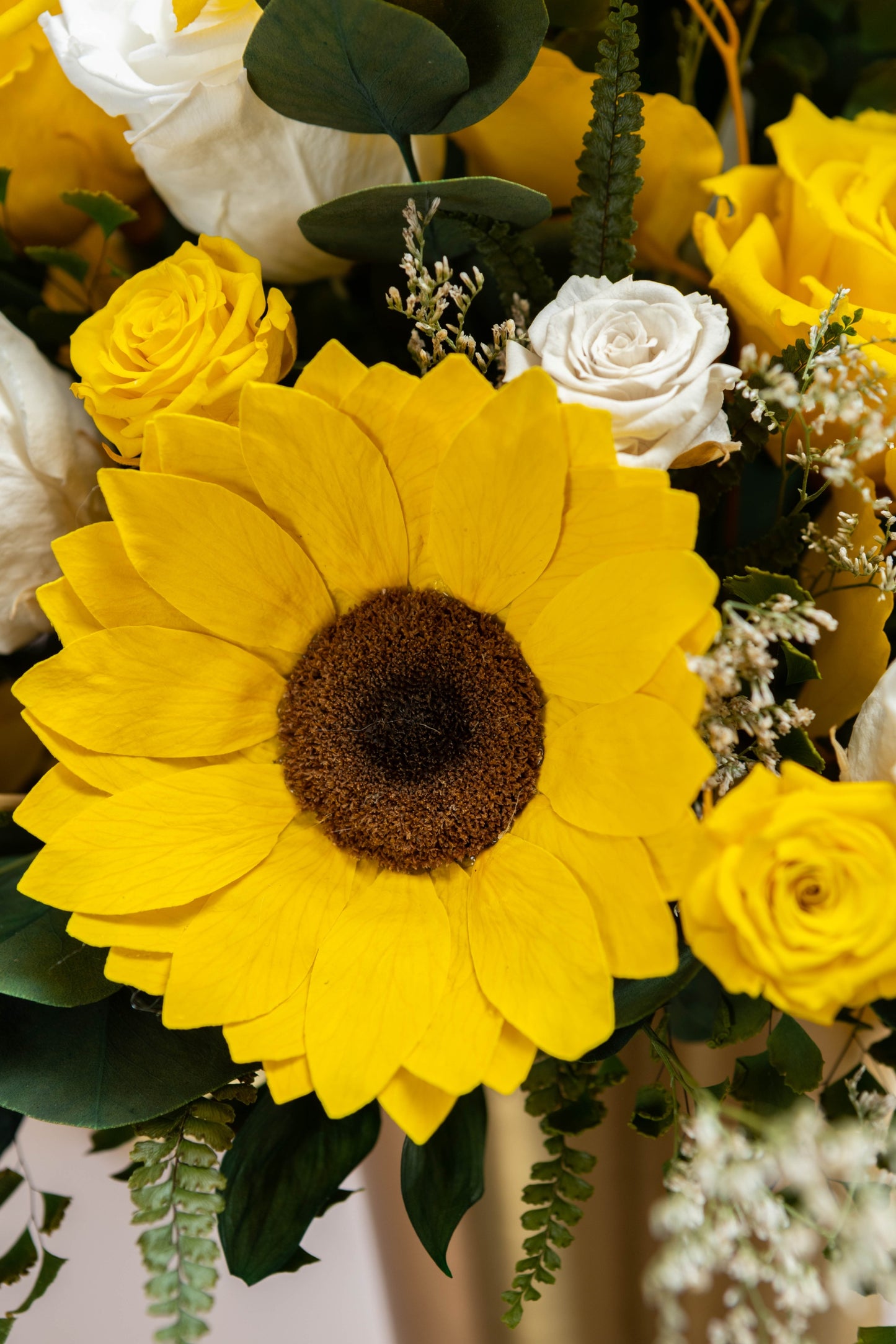 Golden Love Vase 8" Puchero Mixto Summer