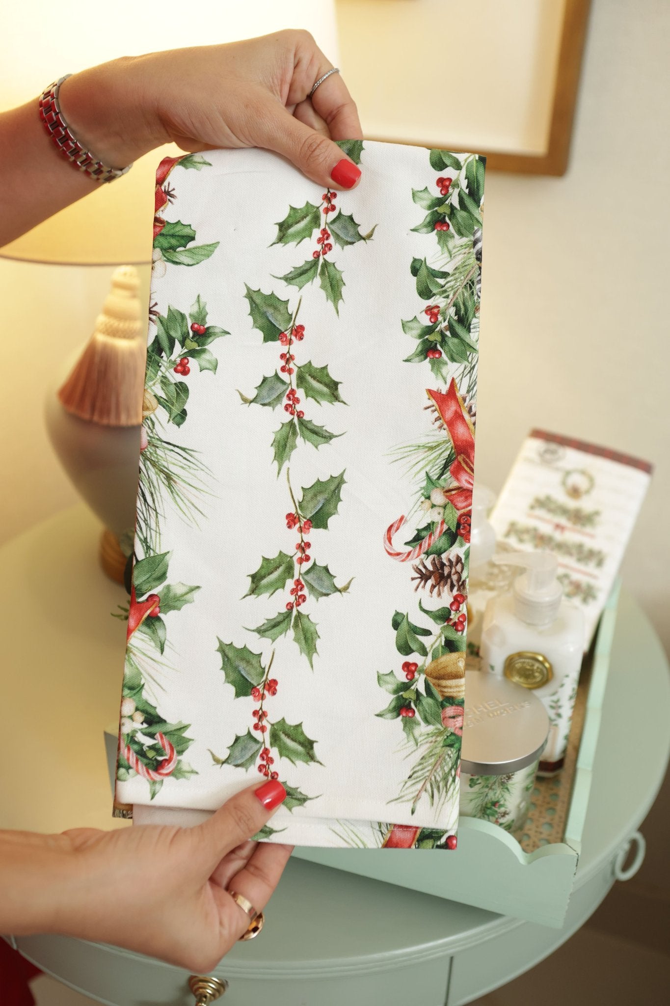 Toalla de Manos Algodón Navidad